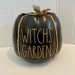 Rae Dunn Witchs Garden Halloween planter